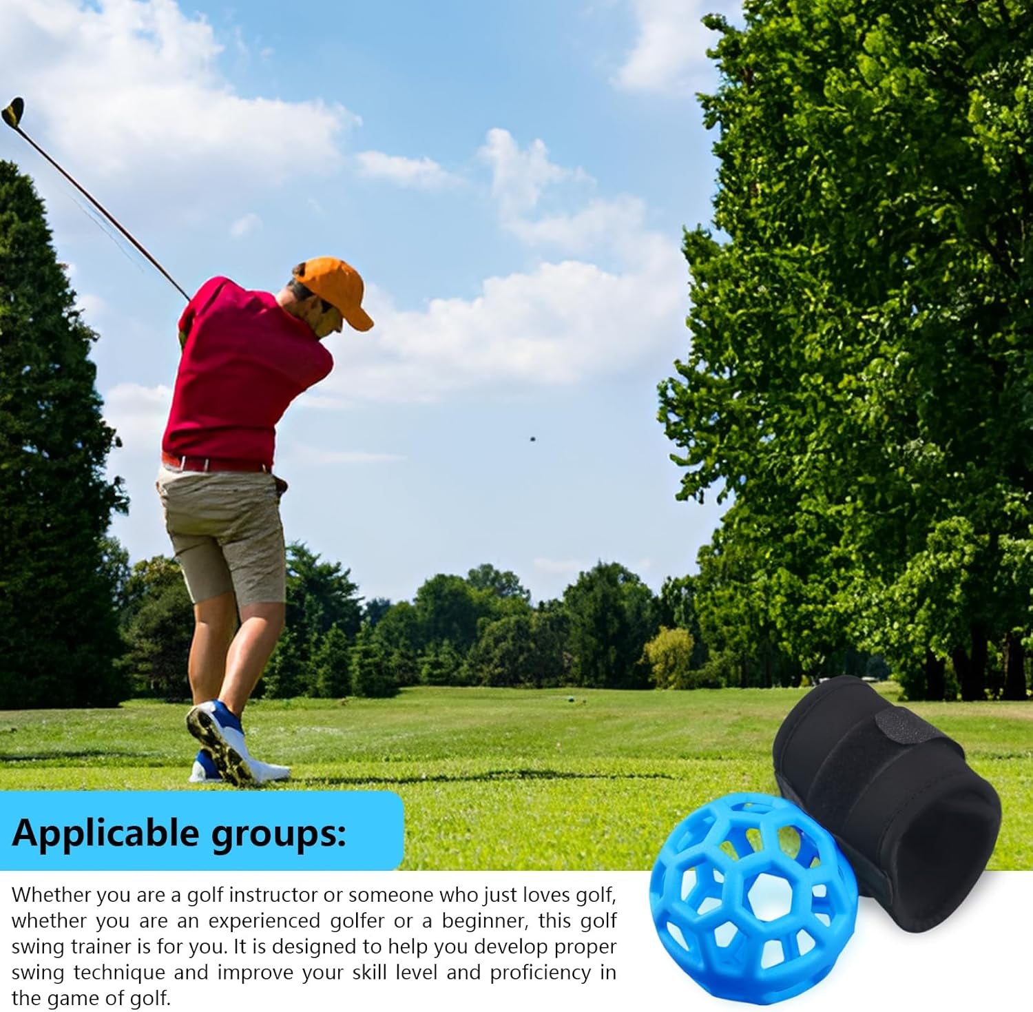 Golf Trainer Ball Golf Training Aid Golf Swing Trainer Golf Swing Training Aid Smart Ball Golf Training Aid Golf Swing Training Aid Golf Wrist Trainer Golf Training Equipment for Beginner